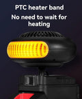 Stay Hella Toasty On The Road Or At Camp With This Plug Free Battery Powered Space Heater featuring PTC heater band and anti tilt safety.