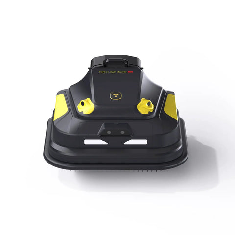 Front view of Robot Lawn Mower Pro Module With Dual 300W Motors That Power Through Dense Grass And Uneven Terrain Easy Install