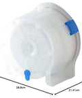 Portable Handwash Spinner Mini Washer No Electricity Needed For Tiny Loads, Easy Hand Powered Washing And Dehydration with dimensions