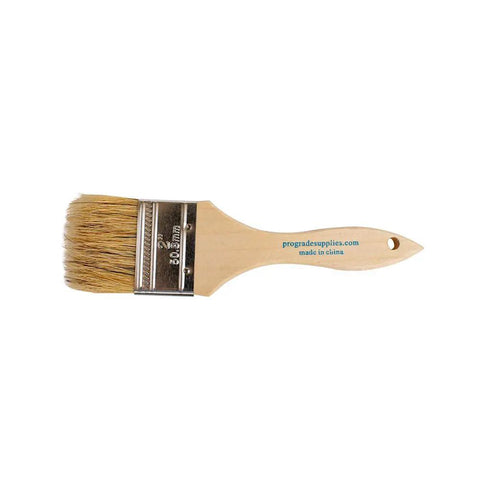 Straight Up Great 2 Inch Disposable Chip Paint Brush with tough china bristles and solid wood handle for painting tasks.