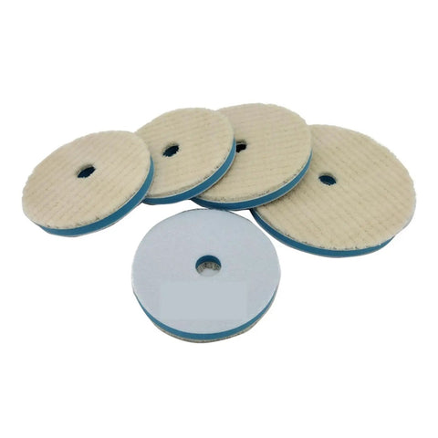 Premium 5 Inch 6 Inch And 7 Inch Car Polishing Pad Perfect For Your Buffer To Get That Sleek Shine On Your Ride With Soft Textile Material for buffing pads.