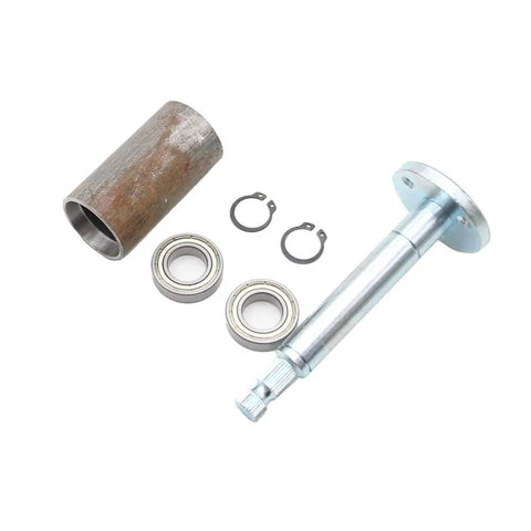 Go Kart Steering Rack Pinion Kit With Adjustable Rack Shaft And Tie Rods For 110cc To 150cc Go Karts Golf Carts Buggy And UTVs Replacement Gear Heavy Duty, showing metallic components including shaft
