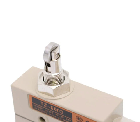 Heavy Duty Tough As Nails Commercial Door Micro Switch with Roller Plunger for Roll Up and Push Pull Doors, 110V 220V, TZ-6003