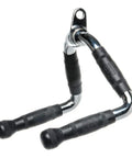 Revolving Multi Exercise Bar For Cable Machines With Dual Grip Options U Shaped Chrome Bar 14.5 Inch Outside Width Textured 1.25 Inch Grips, chrome cable attachment