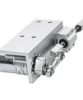 Heavy Duty Telescopic Linear Actuator Features Reciprocating Cycle With Adjustable 12 To 25 Mm Stroke And Flexible Speed Range Runs On 12 Or 24 Volt DC Gear Motor.