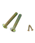 Screws included with Vintage Horizontal Flat Brass Cabinet Handle Pulls Set Of 2 With Screws 3.94 X 1.97 Inches Antique Style