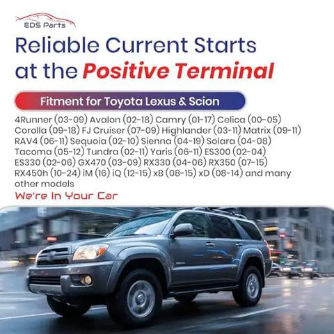 Positive Battery Terminal Connector 18mm OEM Replacement For Toyota Camry Corolla RAV4 Sienna Highlander 4Runner Lexus ES