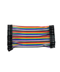 Multicolored Jumper Wire Kit With 240 Pieces, Plug And Play 20cm And 10cm Breadboard Prototyping Wires, 40Pin F F