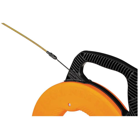 Top Shelf 13 Inch Flexible Fish Tape Leader For 1/8 Inch Steel Tapes showing flexible link and handle for easy wire pulling.