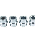 Ready Rock Solid 3/4 To 1/2 Inch Spacer Heims, High Misalignment Rod End Joints, 1045 Steel With Clear Zinc Plating, 4 Pack.