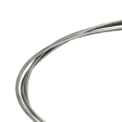 Steel cable from Universal Motorcycle Repair Kit For Roadside Fixes, Emergency Throttle Clutch And Brake Cable Repair Set.
