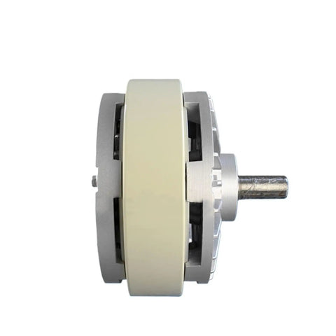 Magnetic Powder Brake FZ6A1 0.6 kg side view, durable build for industrial equipment, showing 24V stability and performance.