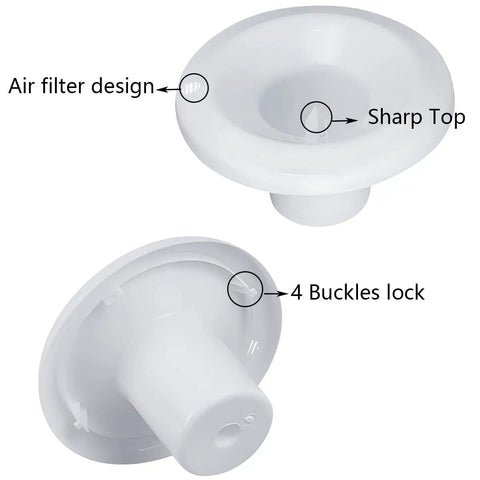 Water Dispenser Replacement Parts Smart Seat WaterGuard Assembly with air filter design and 4 buckles lock for coolers