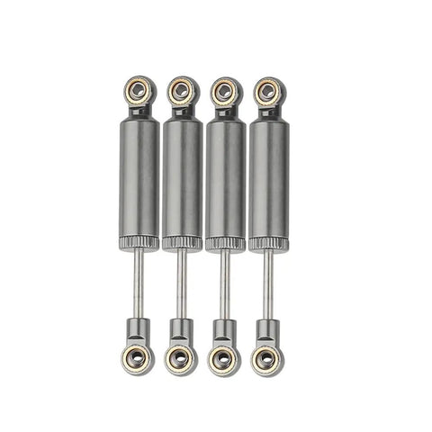 Four Shock Absorber Damper With Built In Internal Spring For 1 By 10 RC Crawlers Beefed Up Damping CNC Machined Aluminum Anodized 80mm