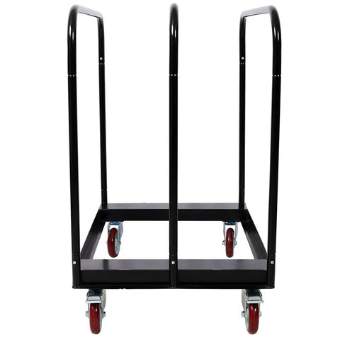 Heavy duty steel Rock Solid Drywall Cart And Panel Truck With 1500 Lb Capacity featuring swivel casters for easy transport.