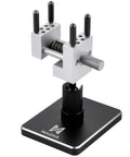 2 In 1 Mini Table Top Vise Clamp For Gundam Model Building And Jewelry Repair Portable 360 Degree Rotatable Vise With 0 To 1.37 Inch Clamping Range Aluminum Alloy Ball Base Handy Pro Grade DIY Tool For Hobbyists