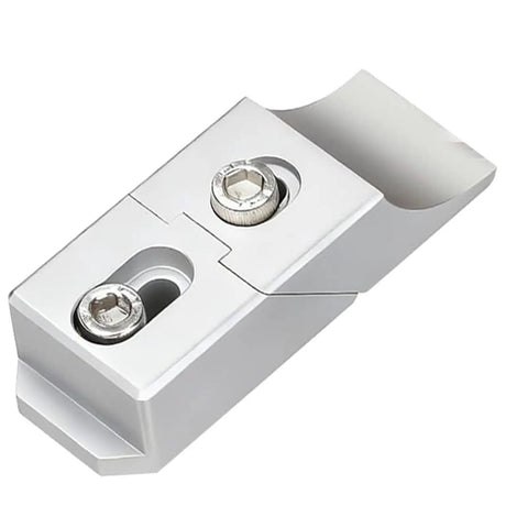 Close-up of Low Profile Aluminum Side Clamp Vise Kit With 60kN Holding Force showing a single unit designed for CNC milling setups.