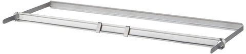 Premium Heavy Duty Prong Fastener Set Top Shelf Binding Clips For Documents And Paper Organization Quick Snap Two Piece Self Locking Design Rock Solid Storage Hardware Silver Finish Box Of Fifty, shown from the side.