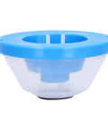 Heavy Duty Electric Drill Dust Collector With Slick Bowl Shield And Roomy Debris Tray For Zero Drama Drilling On 4 To 10mm gear, blue ABS bowl.