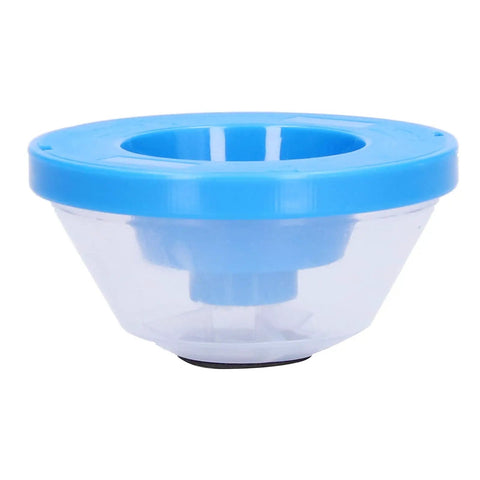 Heavy Duty Electric Drill Dust Collector With Slick Bowl Shield And Roomy Debris Tray For Zero Drama Drilling On 4 To 10mm gear, blue ABS bowl.