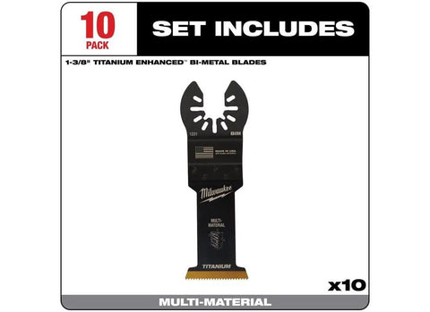 Pro Grade High Carbon Steel Reciprocator Blades Built Tough To Smash Through Wood Metal And Drywall 1-3/8 Inch ten pack of bi-metal blades