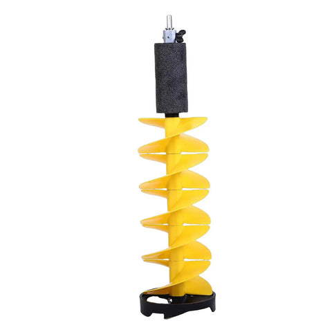 8 Inch Ice Auger Drill Bit With Carbide Cutter 28 Inch Nylon Spiral Post Hole Digger Attachment For Standard Electric Drill