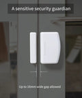 Zigbee Contact Sensor 4 Pack For Door And Window Monitoring In Smart Home Setup Fast Alerts And Reliable Home Automation on door