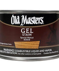 18 Pack Of One Pint Special Walnut Oil Based Gel Stain That Gives Hard To Stain Pine And Veneer A Badass Rich Look Easy Application For Interior Exterior With Smooth Color Control And Mineral Spirits Cleanup. Gel stain can labeled can view.