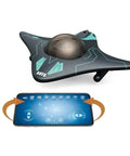 Biomimetic Devil Fish Inspired Six Channel Waterproof RC Boat With WiFi Phone Control And Built In Camera shown with app interface