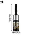 Windshield Crack Repair Kit With Nano Transparent Resin 5ml bottle with applicator cap shown in packaging