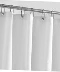 12 Pack Oval Shower Curtain Hook Rings Rust Resistant Decorative Hooks For Bathroom Easy Glide No Fuss Shower Curtain Hanging Rings For Standard Rods Heavy Duty Waterproof And Durable displayed on shower rod with curtain