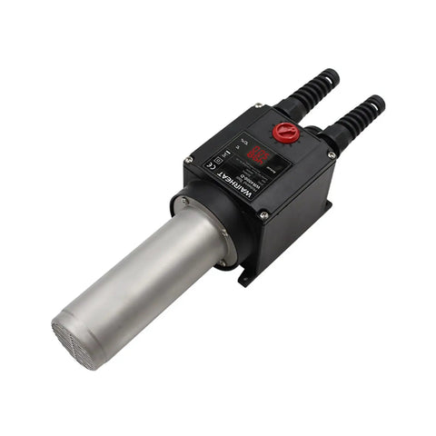Heavy Duty Industrial Hot Air Heater With Digital Display For Shop And Garage Warm Up Jobs No Fuss Setup Pro Grade Heating Power Packs Serious Heat Every Single Time, featuring a digital control panel and metallic housing.