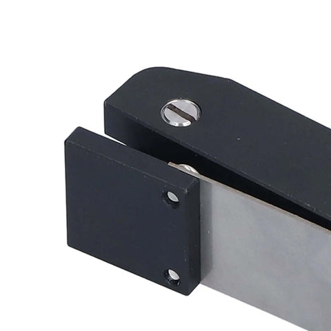 Close-up of Three Gear Adjustable Bench Dogs Clamp with durable alloy composite construction