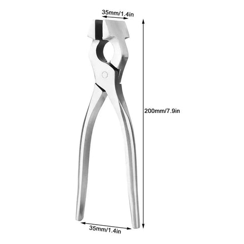 Leather Flat Pliers For Crafting And Strap Crimping, adjustable jaw pliers with steel forged build, dimensions 200mm x 35mm.