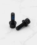 4Pcs M6x18mm MTB Caliper Bolts For Hydraulic Disc Brakes 25mm Overall Length High Carbon Steel Black Compatible With Shimano Calipers
