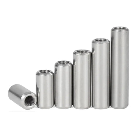 Premium Heavy Duty 304 Stainless Steel Internal Thread Locating Pin For Secure Fastening And Precise Alignment With Multiple Diameters From Six Millimeters To Twelve Millimeters In Durable Build, showing various sizes.