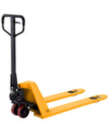 Low Profile Pallet Jack Hand Pallet Truck With Two Inch Lowered Fork Height And 48 By 27 Inch Forks 3300 Lb Capacity Ergonomic Handle Leak Proof
