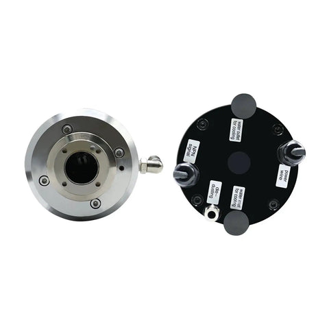 Kickass 1500W Water Cooled ATC Spindle With Automatic Tool Changer And Electronic Starter Rock Solid ISO20 Motor back and front view.