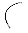 Heavy Duty Hydraulic Hose For Front Loader RH Boom Cylinder 27 5/8 Inch, 3/8 Inch 90 Degree Female JIC Ends, Fits Kubota LA210 LA211