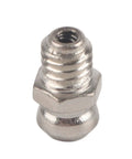Single metal grease nipple from Grease Zerk Kit 10 Pieces Metal Grease Fittings For M6 Straight Grease Gun Accessories Nozzle Tips And Replacement