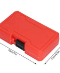 Super Cool 10 Piece Screw Extractor Set Made From Tough Chrome Moly Steel To Rip Out Stripped Bolts and Broken Fasteners With Ease Featuring Red Storage Box For Easy Tool Organization, red case 18x11x5 cm
