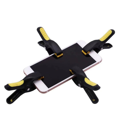 10 Pack Portable Sturdy Spring Clamps For Craft Projects Photography Backdrops And Home Use With Adjustable Grips And Rotating Jaws on device