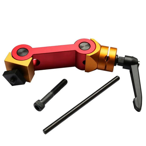 Built Tough Cnc Milling Vise Part Stop Locator Slick Adjustable Work Block For 5 Axis Tables Rock Solid Precision Table Mount Red Machining Shop Staple