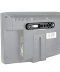 Top Shelf Camera Mounting Plate Cheese Bar Extension featuring 1/4 and 3/8 inch threads on a compact monitor back. 