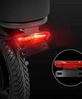 Must Have E Bike Rear Light For 36 Volt Or 48 V Batteries With 6 Pin Connector Plug And Super Bright Led Tail Lamp That Flashes Brake Signal At Night For Maximum Safety On The Road rear LED light on e-bike tire mount