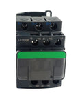 Front view of Non-Reversing 3-Pole Contactor With 120VAC Coil, 9 Amp, 1NO 1NC Auxiliary, 50/60Hz, Compact 86 x 45 x 77 mm Industrial Relay