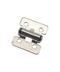 Stainless steel damping hinge with adjustable torque buffering, folding design; two mounting plates (1 pc)