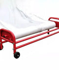 Rolling Masking Film Machine With Mobile Stand Single Masking Film Dispenser for car paint prep in red steel frame
