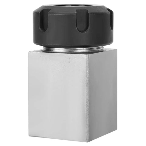 Heavy Duty Square Collet Block Holder Made From Through Hardened Tool Steel Precision Engineered Rock Solid Clamping Station For CNC Machining And Workshop Projects Built To Last Years Of Reliable Grind Without Flex