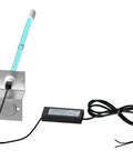 24V UVC Light For HVAC Coils Up To 5 Tons With Ballast And Magnetic Mount Bulb, simple install with visible power cord and mount